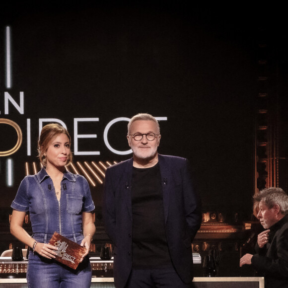 Exclusif - Léa Salamé, Laurent Ruquier - Enregistrement de l'émission "On est en direct (OEED)", diffusée en direct le 16 octobre sur France 2 © Jack Tribeca / Bestimage 