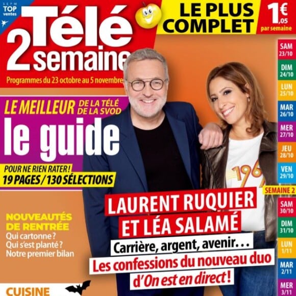 Couverture du magazine "Télé 2 Semaines" du 18 octobre 2021