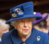 La reine Elisabeth II d'Angleterre arrive à un service d'action de grâce à l'abbaye de Westminster pour marquer le centenaire de la Royal British Legion, à Londres. 