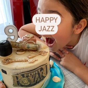 Valérie Bègue dévoile une photo de sa fille Jazz (9 ans) et de son gâteau d'anniversaire.