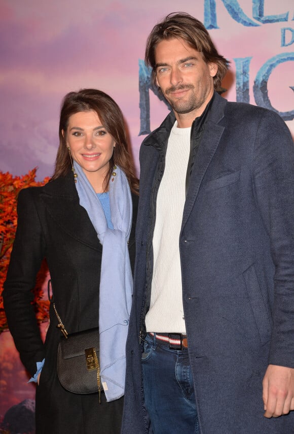 Camille Lacourt et sa compagne Alice Detollenaere (Miss Bourgogne 2010) - Projection exceptionelle de "La Reine des Neiges 2 " au Grand Rex à Paris le 13 novembre 2019. © Veeren Ramsamy/Bestimage