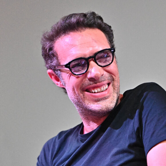 Nicolas Bedos, le président du Jury de la 3eme édition du Festival Cinéroman, à la salle de l'Artistique à Nice, le 22 octobre 2021. 