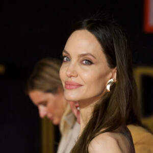 Angelina Jolie à la première du film "Eternals" lors de la 16ème édition du Festival du Film de Rome, le 24 octobre 2021.