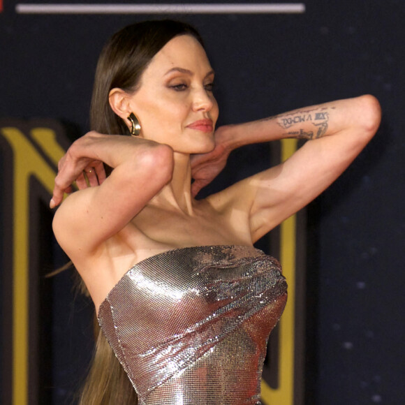 Angelina Jolie à la première du film "Eternals" lors de la 16ème édition du Festival du Film de Rome.