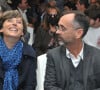 Le maire de Béziers, Robert Ménard et sa femme Emmanuelle lors de l'inauguration du Parc des expositions de Béziers.
