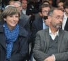 Le maire de Béziers, Robert Ménard et sa femme Emmanuelle lors de l'inauguration du Parc des expositions de Béziers, France, le 25 octobre 2021.