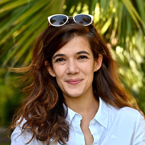 Mélanie Doutey - Photocall du film "Le Temps des Secrets" lors de la 3e édition du Festival Cinéroman à Nice, le 24 octobre 2021. © Bruno Bebert/Bestimage