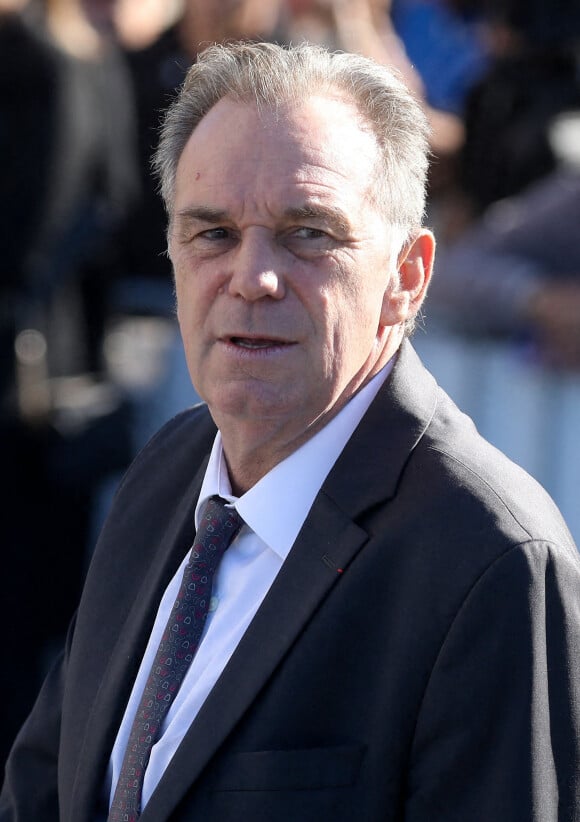 Renaud Muselier - Arrivées aux obsèques de Bernard Tapie en la cathédrale de la Major à Marseille le 8 octobre 2021.