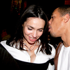 Beatrice Dalle et JoeyStarr au Café de l'Homme à Paris 