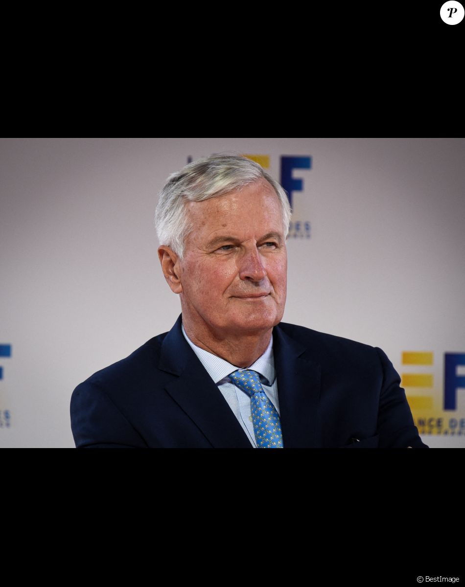 Michel Barnier ( chef de la Task Force pour les relations avec le Royaume Uni ) - Le MEDEF tient sa REF annuelle (Rencontre des Entrepreneurs de France) à l'Hippodrome de Longchamps le 26 août 2020. © Federico Pestellini / Panoramic / Bestimage