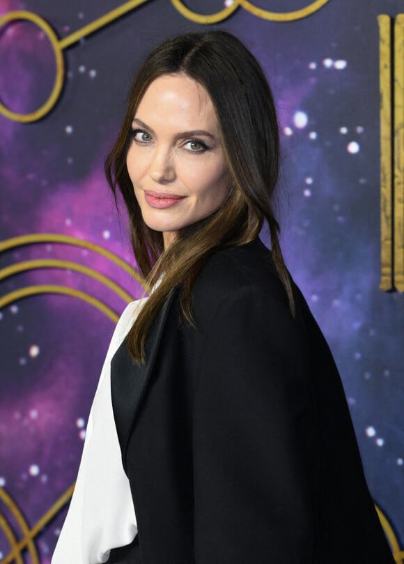 Angelina Jolie - Première du film "Les Eternels" à Londres. Le 27 octobre 2021. @ Doug Peters/Empics/ABACAPRESS.COM