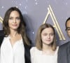 Angelina Jolie et ses enfants, Shiloh, Zahara, Vivienne, Maddox et Knox - Première du film "Les Eternels" à Londres. Le 27 octobre 2021. @ Doug Peters/Empics/ABACAPRESS.COM