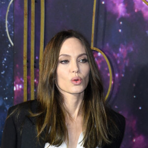 Angelina Jolie - Première du film "Les Eternels" à Londres. Le 27 octobre 2021. @ Doug Peters/Empics/ABACAPRESS.COM