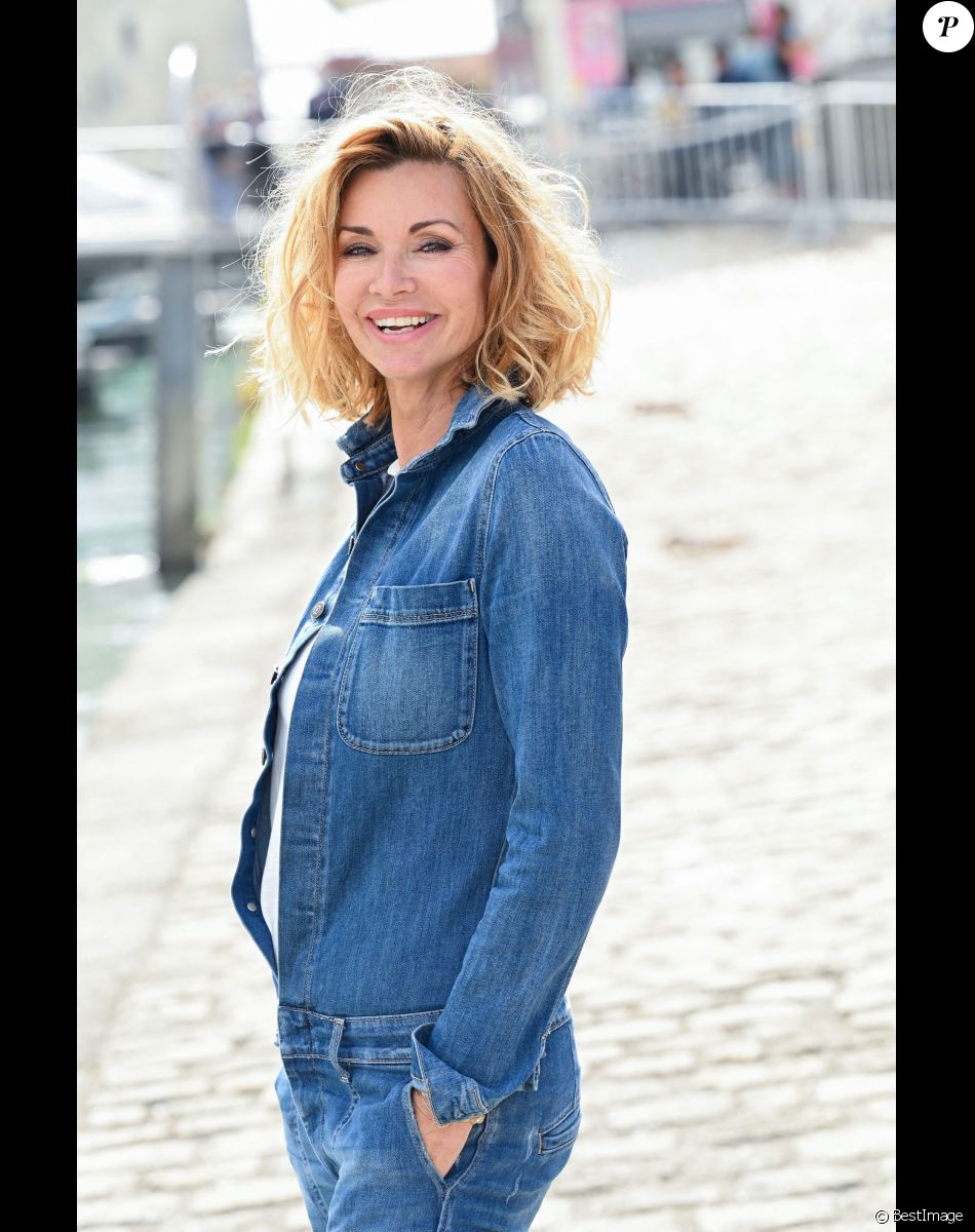 Ingrid Chauvin - Photocall lors du Festival de la Fiction de La Rochelle. Le 18 septembre 2021