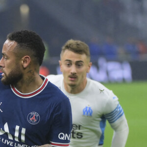 Neymar - Match Ligue 1 Uber Eats "OM - PSG (0-0)" au stade Orange Vélodrome à Marseille, le 24 octobre 2021.