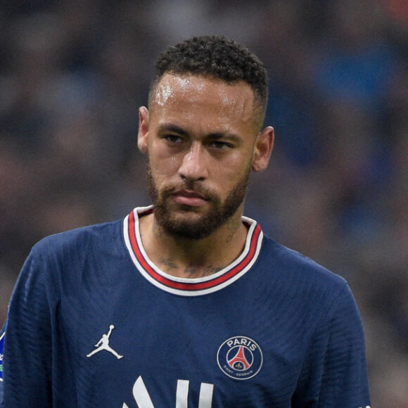 Neymar Jr - Match Ligue 1 Uber Eats "OM - PSG" au stade Orange Vélodrome à Marseille.