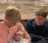 Tessy Antony de Nassau en famille, avec ses trois fils, Le 28 octobre 2021 sur Instagram.