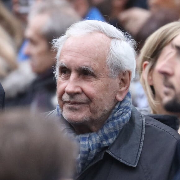 Patrice Laffont - Arrivées aux obsèques de Michou en l'église Saint-Jean de Montmartre à Paris. Le 31 janvier 2020