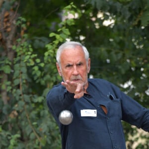 Exclusif - Patrice Laffont - Treizécinq organise le second trophée de pétanque "Ne perdez pas la boule" au profit de la fondation pour la recherche sur Alzheimer au boulodrome de la Boule du Lac Saint James au bois de Boulogne à Paris, France, le 20 septembre 2018. © Bellak-Gorassini/Bestimage