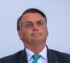 Le président du Brésil Jair Bolsonaro donne une conférence de presse pour annoncer les progrès du programme de logement