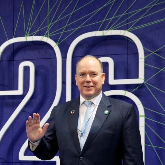 Le prince Albert II de Monaco - Les leaders mondiaux se réunissent à la conférence sur le climat, Cop26 à Glasgow (1er - 12 novembre 2021). Le 1er novembre 2021.