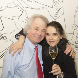 Franz-Olivier Giesbert, Amélie Nothomb, lauréate 2021 - Remise du prix Renaudot 2021 au restaurant Drouant à Paris. Le 3 novembre 2021 © Jack Tribeca / Bestimage