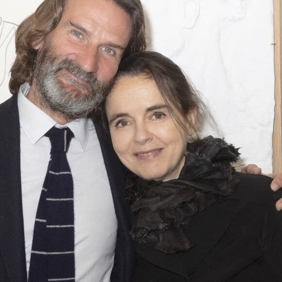 Frédéric Beigbeder, Amélie Nothomb, lauréate 2021 - Remise du prix Renaudot 2021 au restaurant Drouant à Paris. Le 3 novembre 2021 © Jack Tribeca / Bestimage