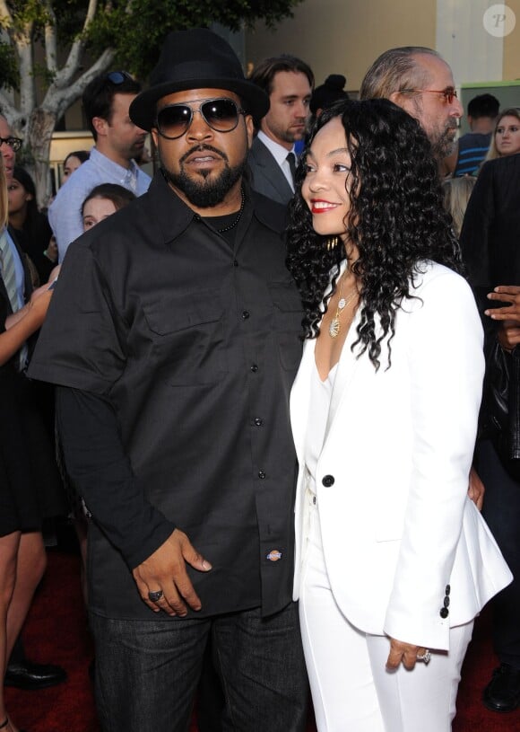 Ice Cube et Kimberly Woodruff à Los Angeles, le 10 juin 2014.