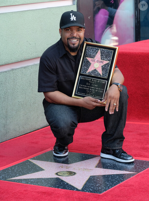 Ice Cube - Ice Cube reçoit son étoile sur le "Walk of Fame" à Hollywood le 12 juin 2017.