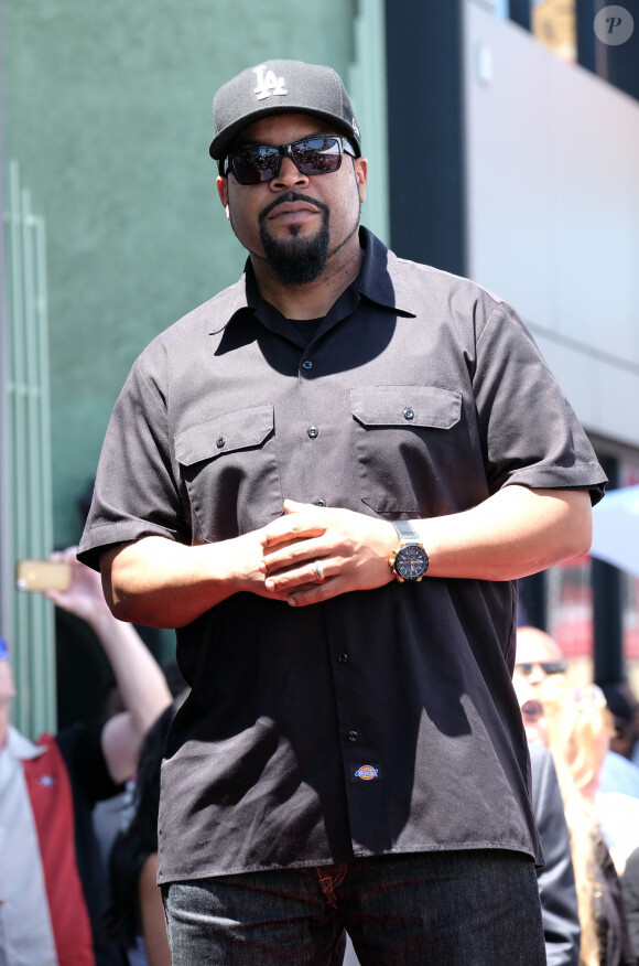 Ice Cube - Ice Cube reçoit son étoile sur le "Walk of Fame" à Hollywood le 12 juin 2017.