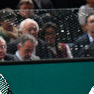 Novak Djokovic remporte la finale homme du Rolex Paris Masters face à Daniil Medvedev le 7 novembre 2021. © Veeren/Bestimage