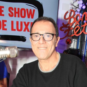 Exclusif - Thierry Beccaro fait la promotion de son livre "Je suis né à 17 ans..." lors de l'émission "Le Show de Luxe" sur la Radio Voltage à Paris, France, le 11 décembre 2018. © Philippe Baldini/Bestimage