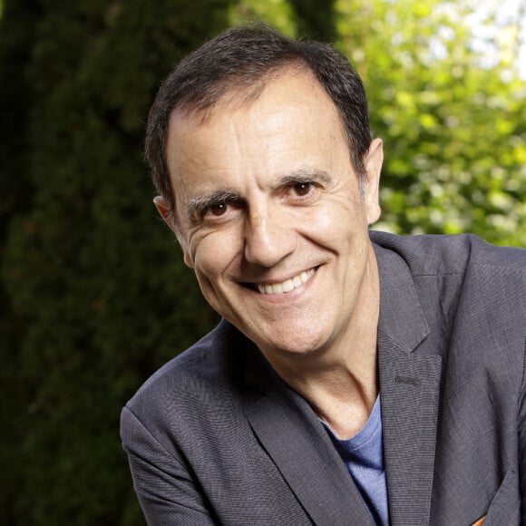 Thierry Beccaro - "Les écrivains chez Gonzague Saint Bris" - 1ère édition à Chanceaux-près-Loches, le 26 août 2018. © Cédric Perrin/Bestimage