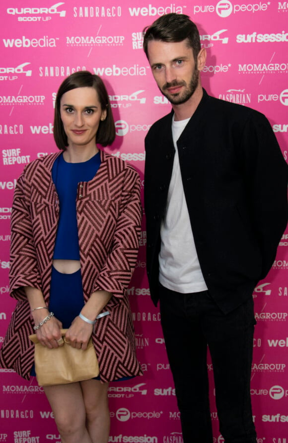 Yelle et son compagnon DJ Grand Marnier (Jean-François Perrier) - Soirée à la suite Sandra and Co à Cannes, le 17 mai 2015.