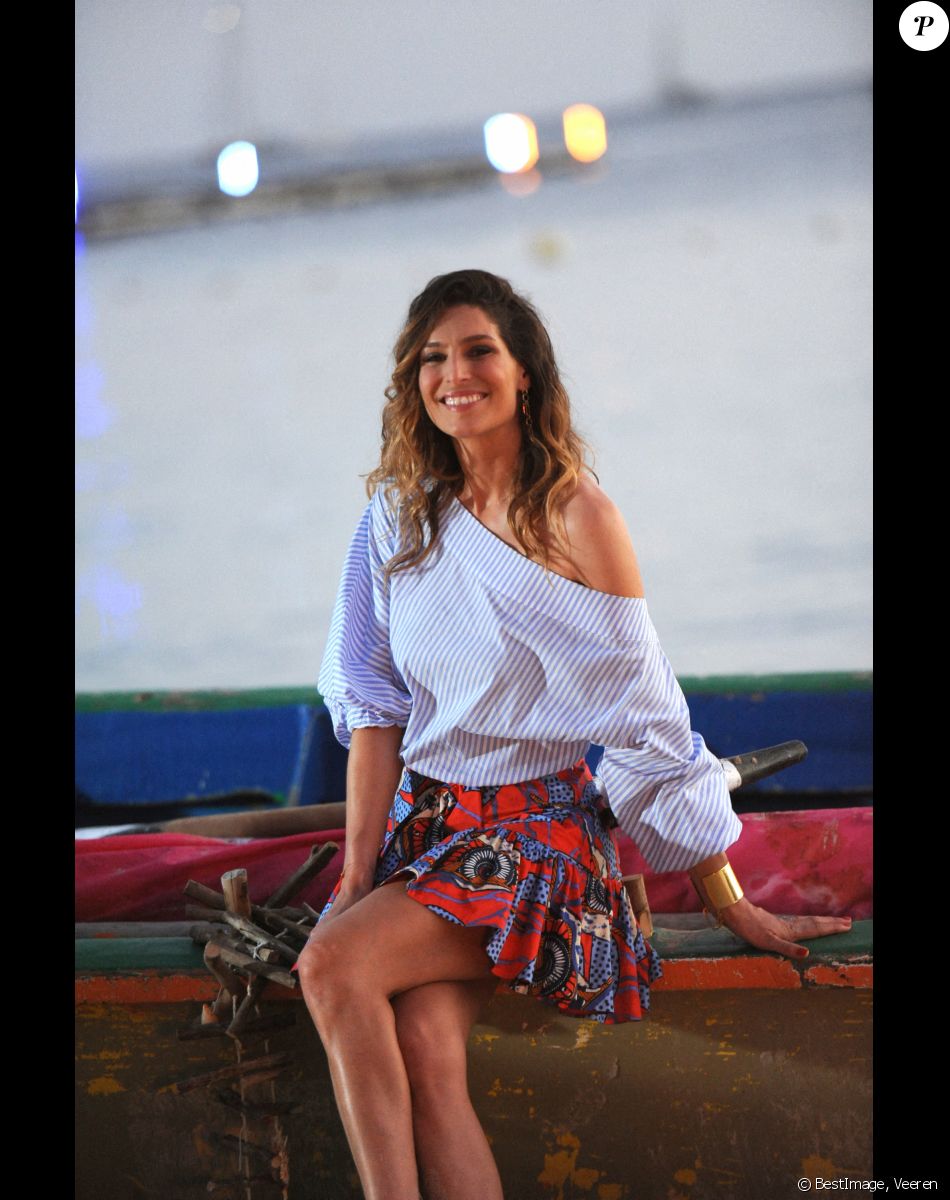 Exclusif - Laury Thilleman - Jour 1 - Enregistrement de l'émission "Tous en Martinique, coeur d'Outremer" au Club Med Les Boucaniers, qui sera diffusée le 11 novembre à 21h05 sur France 3. Le 28 mai 2021 © Veeren / Bestimage