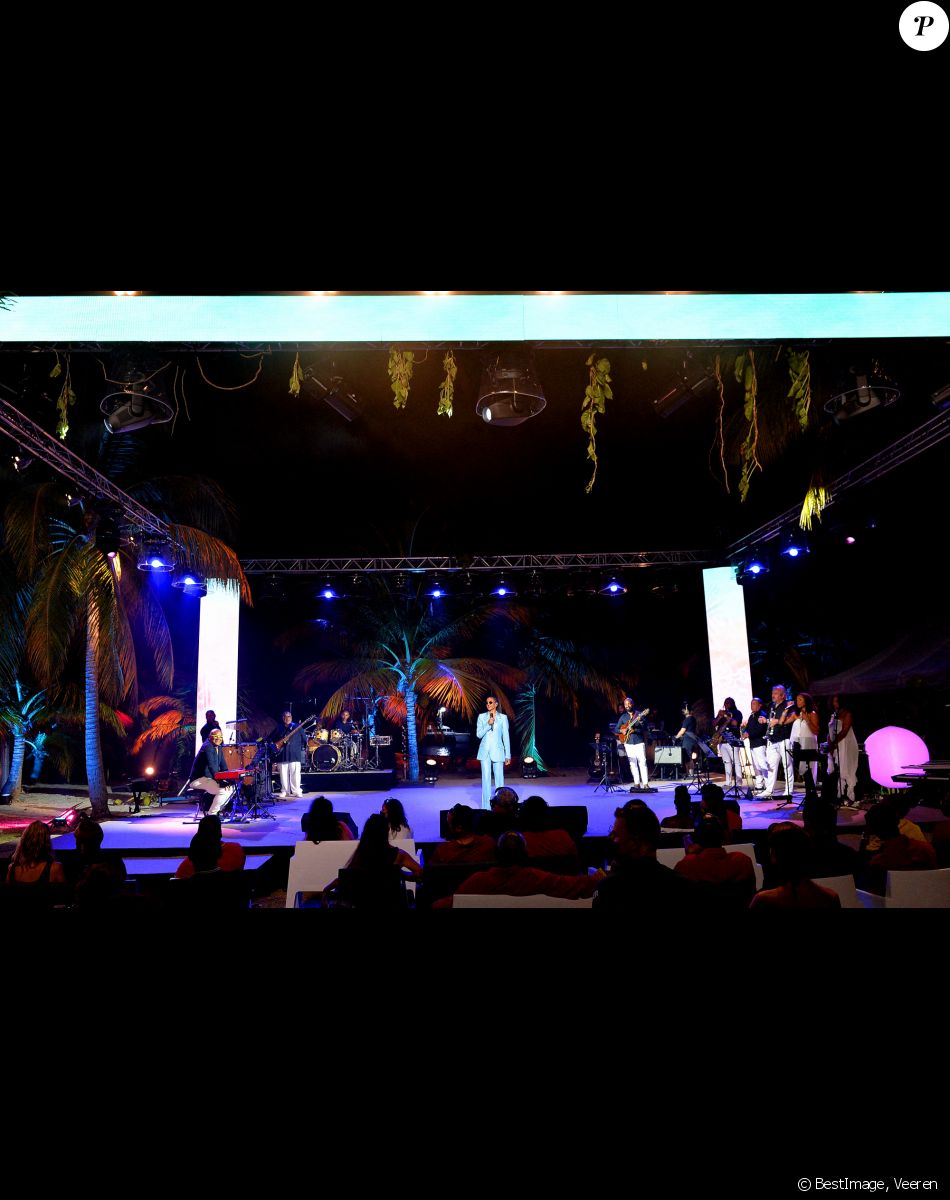 Exclusif - Kimberose - Jour 1 - Enregistrement de l'émission "Tous en Martinique, coeur d'Outremer" au Club Med Les Boucaniers, qui sera diffusée le 11 novembre à 21h05 sur France 3. Le 28 mai 2021 © Veeren / Bestimage