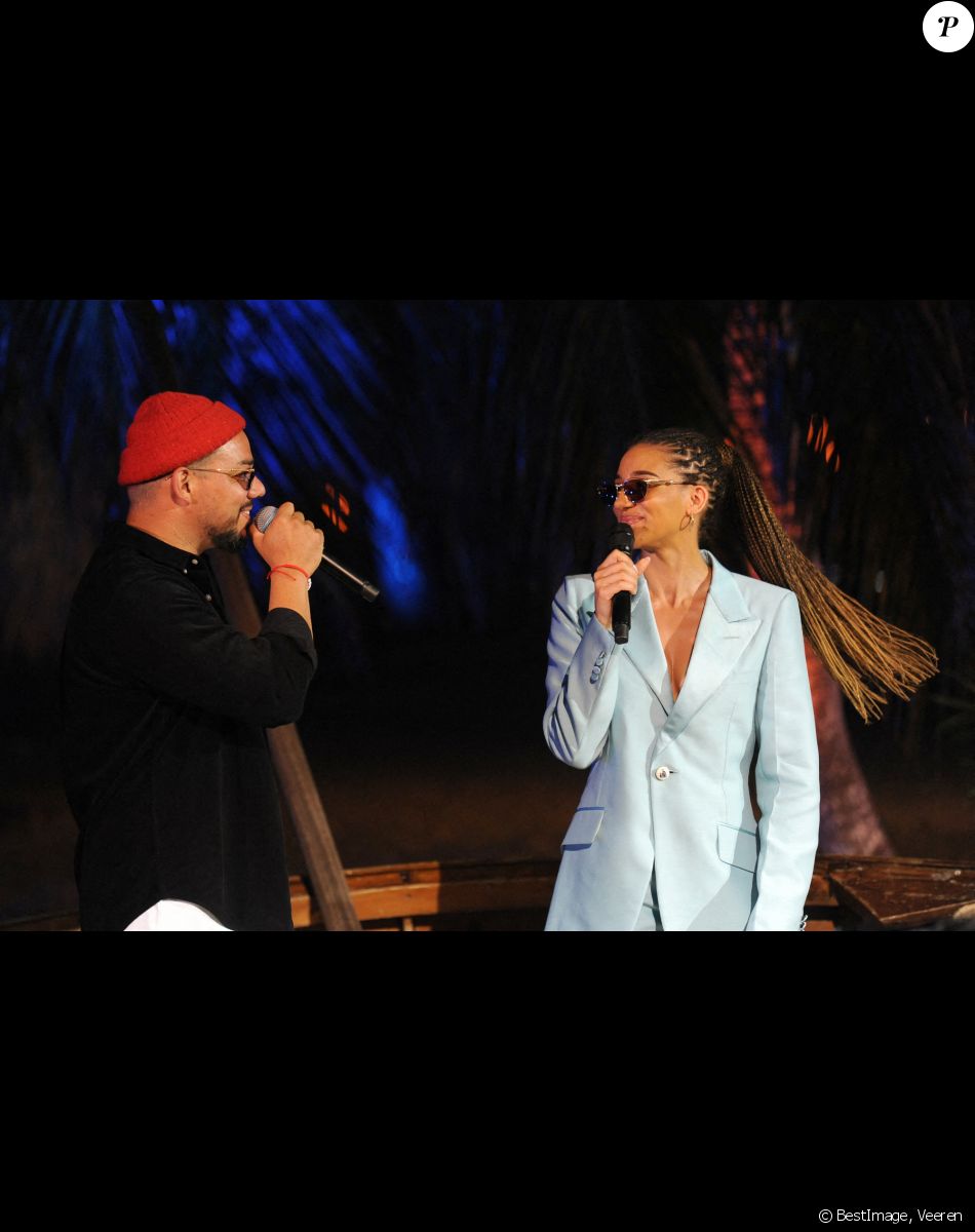 Exclusif - Ben l'Oncle Soul et Kimberose - Jour 1 - Enregistrement de l'émission "Tous en Martinique, coeur d'Outremer" au Club Med Les Boucaniers, qui sera diffusée le 11 novembre à 21h05 sur France 3. Le 28 mai 2021 © Veeren / Bestimage