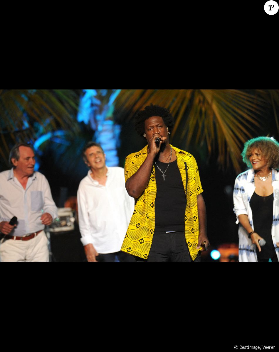 Exclusif - Julien Clerc, Jocelyne Béroard (Kassav'), Marijosé Alie, Philippe Lavil - Jour 2 - Enregistrement de l'émission "Tous en Martinique, coeur d'Outremer" au Club Med Les Boucaniers, qui sera diffusée le 11 novembre à 21h05 sur France 3. Le 29 mai 2021 © Veeren / Bestimage