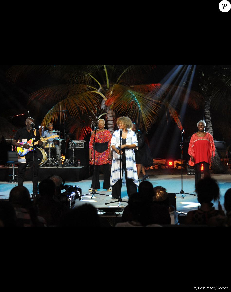 Exclusif - Jocelyne Béroard (Kassav') - Jour 2 - Enregistrement de l'émission "Tous en Martinique, coeur d'Outremer" au Club Med Les Boucaniers, qui sera diffusée le 11 novembre à 21h05 sur France 3. Le 29 mai 2021 © Veeren / Bestimage