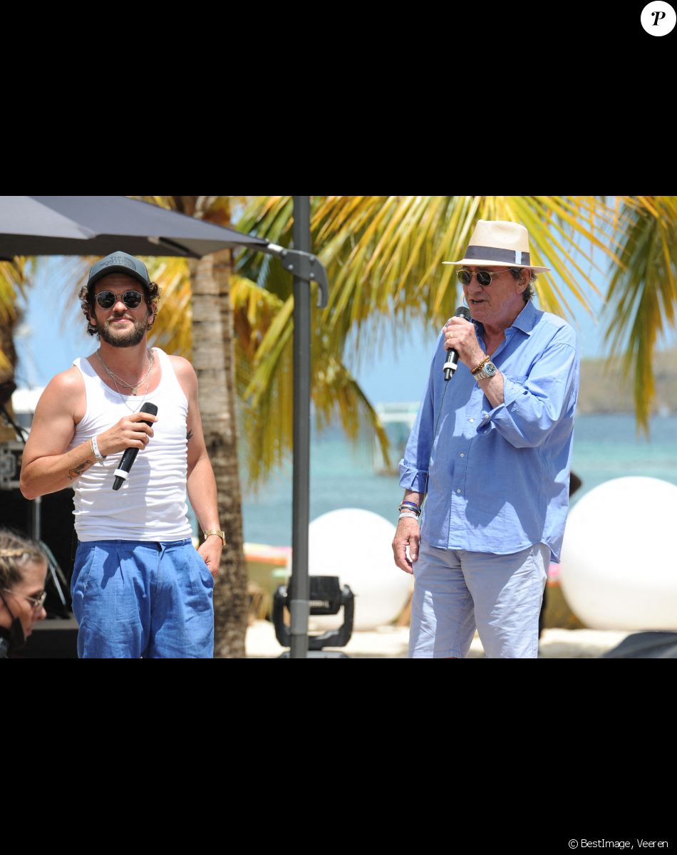 Exclusif - Claudio Capéo et Philippe Lavil - Jour 2 - Répétitions - Enregistrement de l'émission "Tous en Martinique, coeur d'Outremer" au Club Med Les Boucaniers, qui sera diffusée le 11 novembre à 21h05 sur France 3. Le 29 mai 2021 © Veeren / Bestimage