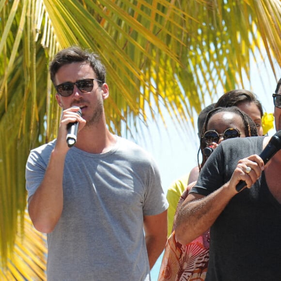 Exclusif - Julien Clerc, Dany Brillant, Jocelyne Béroard ( Kassav), Patrick Fiori - Jour 2 - Répétitions - Enregistrement de l'émission "Tous en Martinique, coeur d'Outremer" au Club Med Les Boucaniers, qui sera diffusée le 11 novembre à 21h05 sur France 3. Le 29 mai 2021 © Veeren / Bestimage