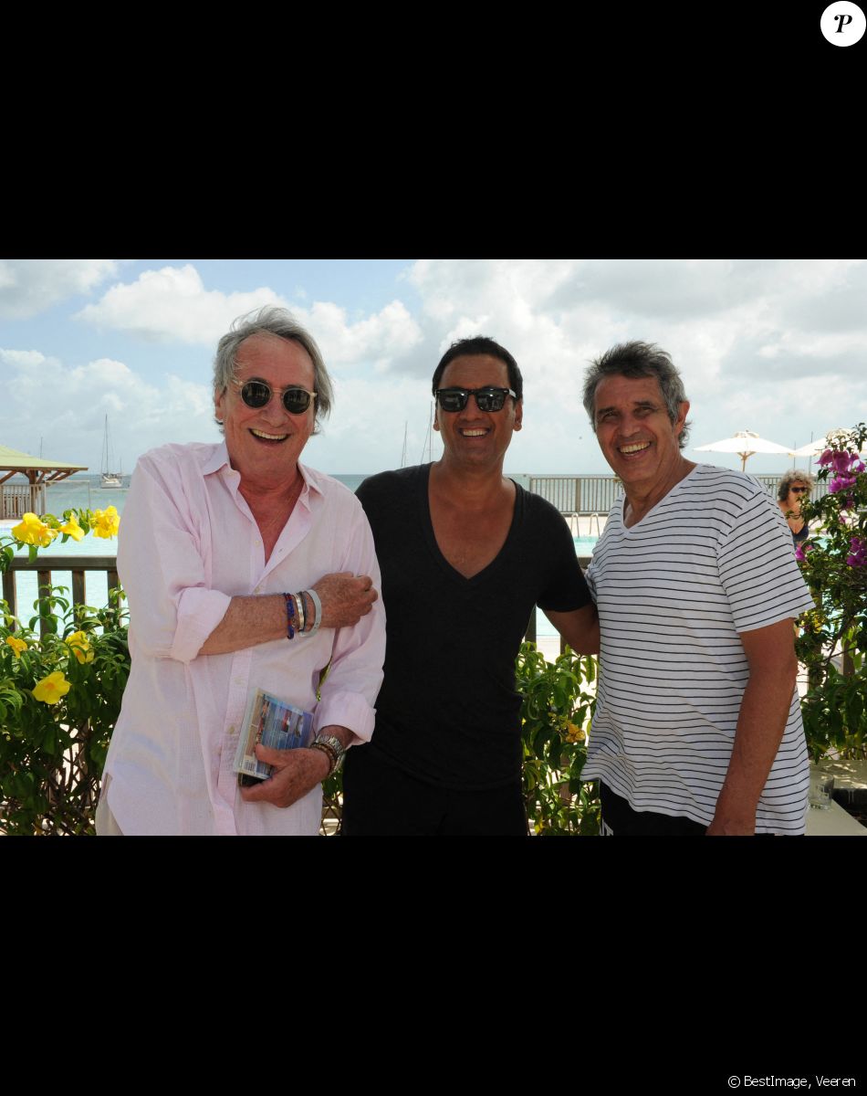 Exclusif - Philippe Lavil, Dany Brillant et Julien Clerc - Jour 2 - Backstage - Enregistrement de l'émission "Tous en Martinique, coeur d'Outremer" au Club Med Les Boucaniers, qui sera diffusée le 11 novembre à 21h05 sur France 3. Le 29 mai 2021 © Veeren / Bestimage