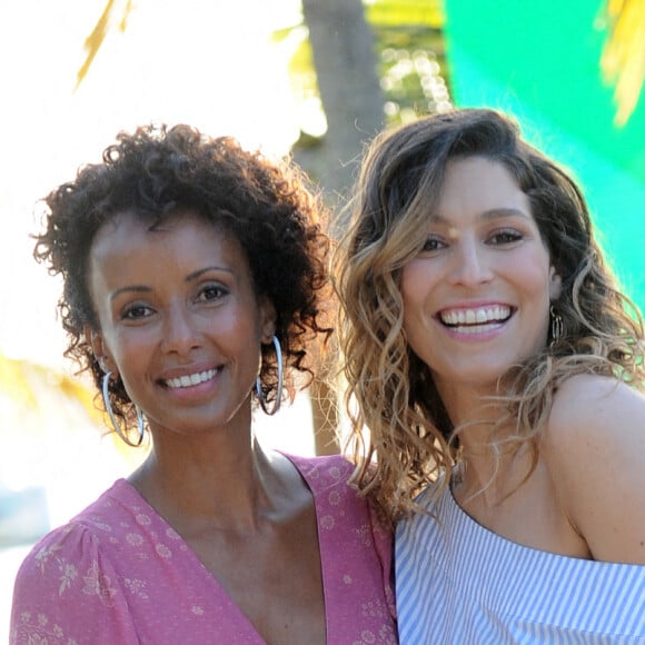 Exclusif - Sonia Rolland et Laury Thilleman - Jour 2 - Backstage - Enregistrement de l'émission "Tous en Martinique, coeur d'Outremer" au Club Med Les Boucaniers, qui sera diffusée le 11 novembre à 21h05 sur France 3. Le 29 mai 2021 © Veeren / Bestimage