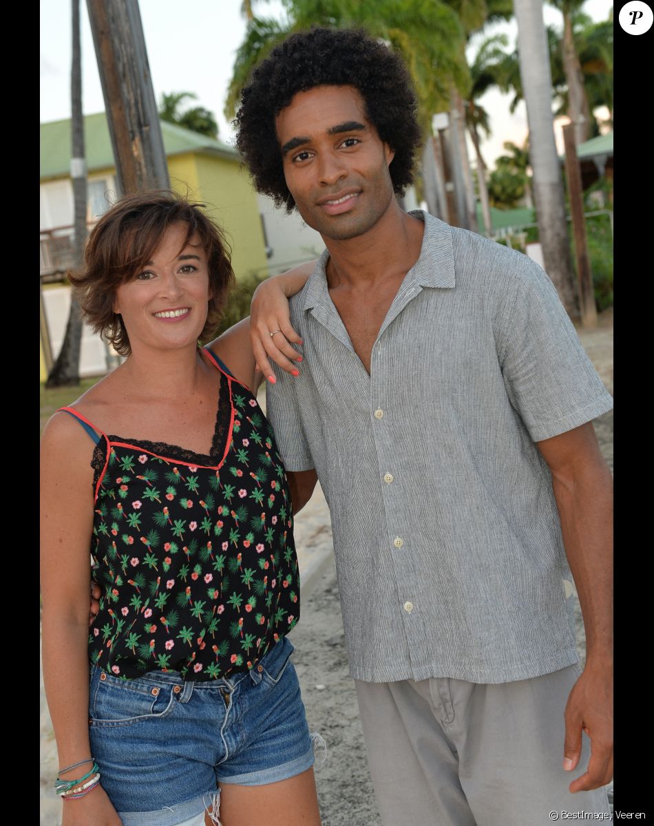 Exclusif - Julien Béramis, Béatrice de La Boulaye - Jour 2 - Backstage - Enregistrement de l'émission "Tous en Martinique, coeur d'Outremer" au Club Med Les Boucaniers, qui sera diffusée le 11 novembre à 21h05 sur France 3. Le 29 mai 2021 © Veeren / Bestimage