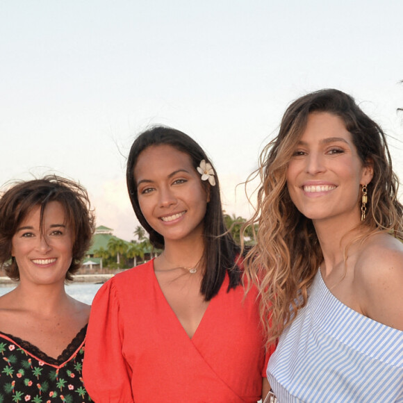 Exclusif - Julien Béramis, Béatrice de La Boulaye, Vaimalama Chaves, Laury Thilleman et Sonia Rolland - Jour 2 - Backstage - Enregistrement de l'émission "Tous en Martinique, coeur d'Outremer" au Club Med Les Boucaniers, qui sera diffusée le 11 novembre à 21h05 sur France 3. Le 29 mai 2021 © Veeren / Bestimage