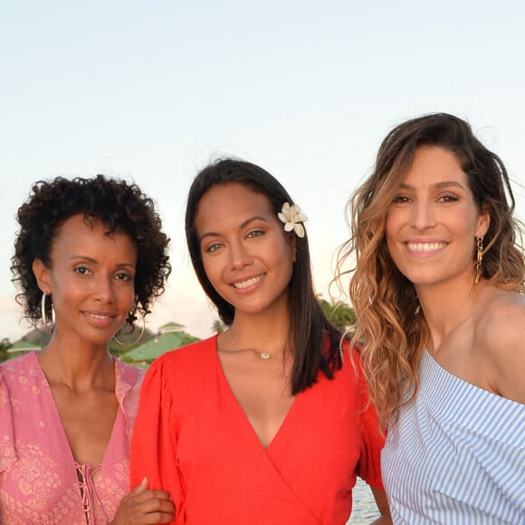 Exclusif - Sonia Rolland, Vaimalama Chaves et Laury Thilleman - Jour 2 - Backstage - Enregistrement de l'émission "Tous en Martinique, coeur d'Outremer" au Club Med Les Boucaniers, qui sera diffusée le 11 novembre à 21h05 sur France 3. Le 29 mai 2021 © Veeren / Bestimage