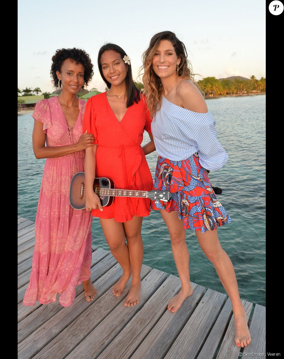 Exclusif - Sonia Rolland, Vaimalama Chaves et Laury Thilleman - Jour 2 - Backstage - Enregistrement de l'émission "Tous en Martinique, coeur d'Outremer" au Club Med Les Boucaniers, qui sera diffusée le 11 novembre à 21h05 sur France 3. Le 29 mai 2021 © Veeren / Bestimage