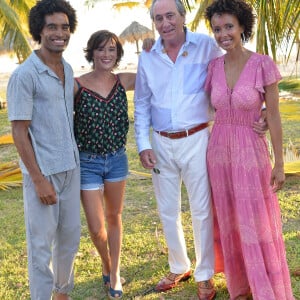 Exclusif - Julien Béramis, Béatrice de La Boulaye, Philippe Lavil et Sonia Rolland - Jour 2 - Backstage - Enregistrement de l'émission "Tous en Martinique, coeur d'Outremer" au Club Med Les Boucaniers, qui sera diffusée le 11 novembre à 21h05 sur France 3. Le 29 mai 2021 © Veeren / Bestimage