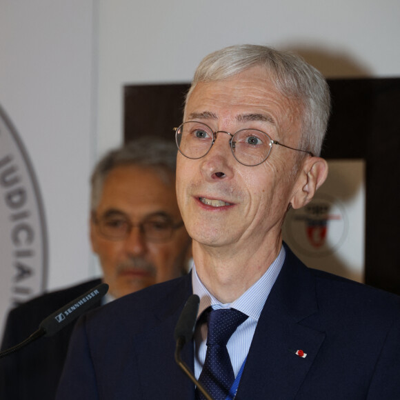 Exclusif - Didier Lallement, préfet de Police de Paris lors de la remise du prix du Quai des Orfèvres 2022 au nouveau siège de la police judiciaire à Paris (36 bastion) le 2 novembre 2022. @Didier Sabardin / Bestimage