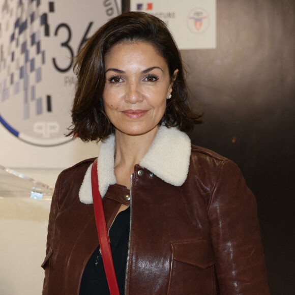 Exclusif - Nadia Farès, marraine du prix du quai des Orfèvres lors de la remise du prix du Quai des Orfèvres au nouveau siège de la police judiciaire à Paris (36 bastion)© Didier Sabardin / Bestimage 
